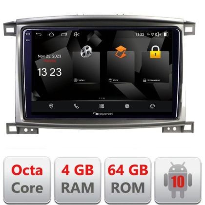 Navigatie Toyota Land Cruiser L100 2002-2008 5510-L100 Android Octa Core 720p 4+64 DSP 360 camera carplay android auto v1 CarStore Technology