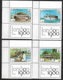 B0979 - Kiribati 1980 - Expo Londra 4v neuzat,perfecta starecu vignete, Nestampilat