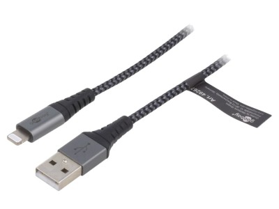 Cablu USB Lightning Apple 0.5m 480Mbps foto