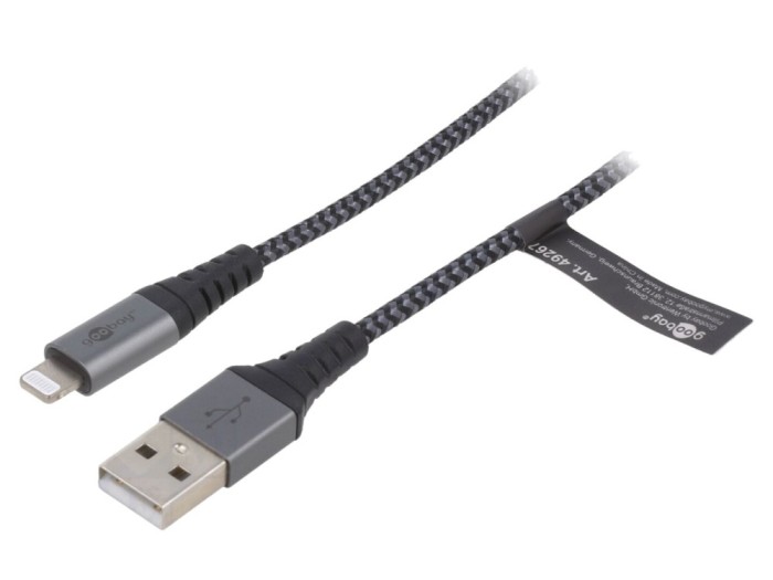 Cablu USB Lightning Apple 0.5m 480Mbps