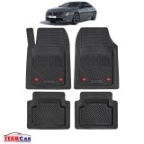 Covorase Auto TeamCar&reg; Tip Tavita Compatibile Peugeot 508 II (2018-2024) Negru Material Rezistent, Cauciuc