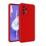 Husa protectie compatibila cu samsung galaxy a52s, ultra silm, silicon htpmag, camera superprotect, interior din microfibra, rosu 32.422