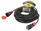 Prelungitor Alimentare Negru 25m 16A