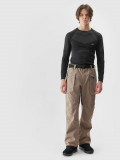 Pantaloni de schi membrana 8000 pentru bărbați - maro, 4F Sportswear