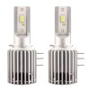 Set 2 LED-uri Auto Techstar&reg; X9, H15, CSP si ZES 40w, 4000 Lumeni, 6500K, AUTO, 12-24 Volti, EPISTAR, Canbus, Radiator Aluminiu