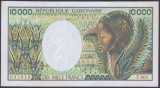 Bancnota Gabon 10.000 Franci (1991) - P7b UNC ( vezi descriere )