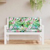 Gossi perne banca de gradina 2 buc. multicolor 120x50x7 cm textil
