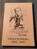 Viata si opera 1922 - 1937 Ion I. Mota