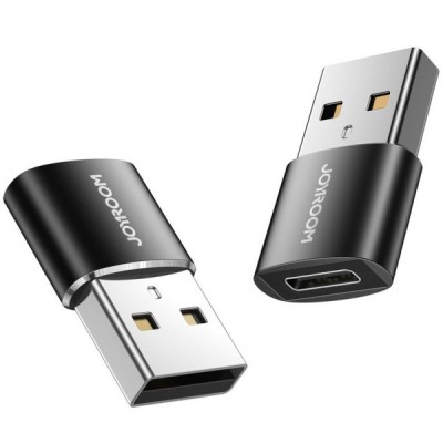 Adaptor Date si Incarcare USB-C - USB-A Joyroom S-H152, Set 2 bucati, Negru foto