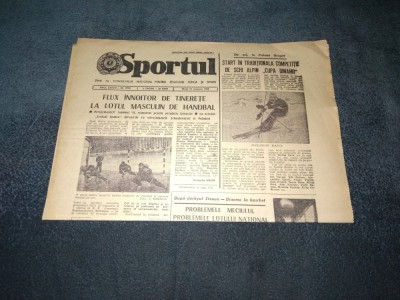 ZIARUL SPORTUL 19 IANUARIE 1982 foto