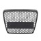Grila masca fata AUDI A6 (C6), 10.2008-03.2011 model RS6,Negru stralucitor; fara emblema, fagure