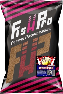 Nada FISH PRO Carp Bombo, Squid Capsuni, 1kg foto