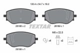 TEXTAR 2618801 Q+ set placute frana,frana disc