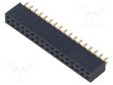 Conector şiruri pini mamă PIN 34 2,54mm aurit THT SAMTEC