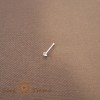Piercing Nas Argint 925 cu Zirconia SaraTremo - Elegant, 8mm, Cutie Cadou