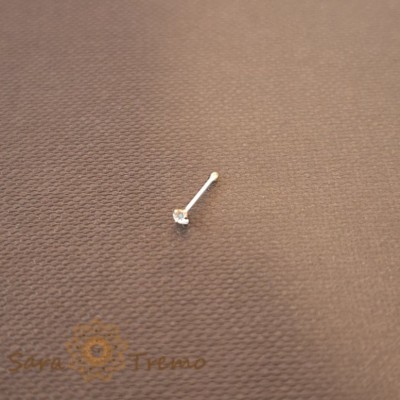 Piercing pentru nas din argint Reform foto