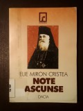 Elie Miron Cristea, Patriarhul Rom&acirc;niei - Note ascunse (&icirc;nsemnări personale 1895-1937) (vezi descriere)