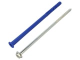 Diblu pin cu &Egrave;urub 10x200mm, o&Aring;&pound;el zincat, set 25buc
