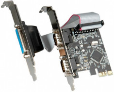 PCI Express la 2 x Serial RS232 + 1 x Paralel DB25, Value 15.99.2116