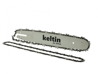 Set lama de ghidaj si 2 lanturi pentru drujba Sthill, 14&amp;quot;, 3 / 8&amp;quot;, 50 T, Keltin K02411 foto