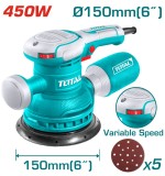 TOTAL - MASINA DE SLEFUIT ORBITALA 150MM - 450W