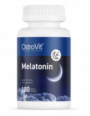 Tablete de melatonină OstroVit 180 buc Somn bun foto