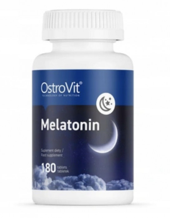 Tablete de melatonină OstroVit 180 buc Somn bun