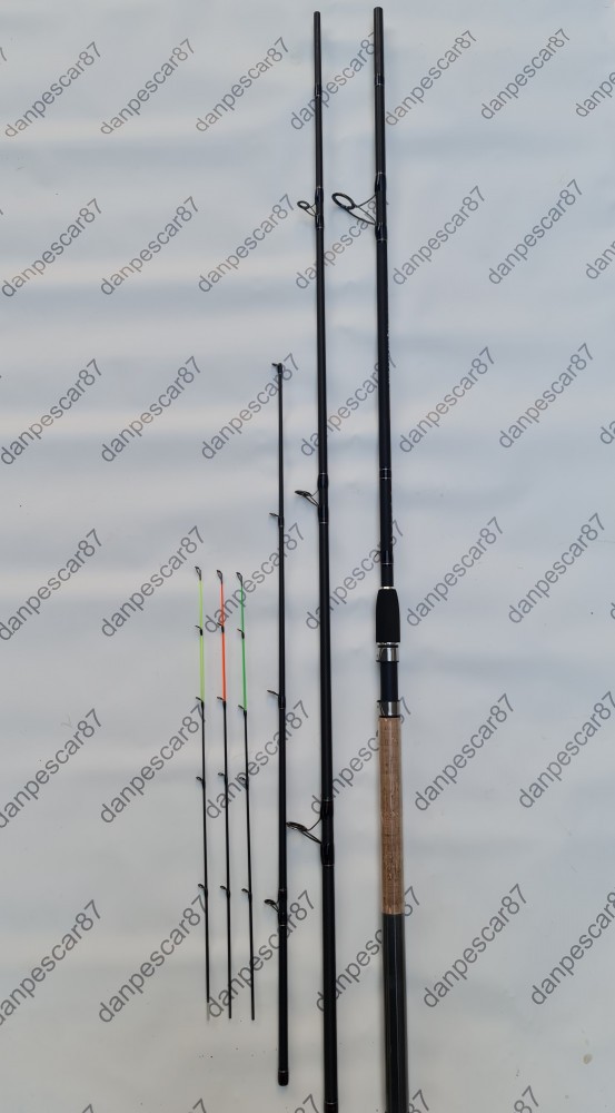 Lanseta River Trophy Feeder NXT + 4 varfuri 4,0M/200 gr. - Delphin