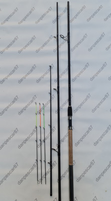 Lanseta fibra de carbon FL Aqua RIVER Feeder 3,6 m actiune 100-200 gr foto