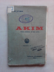 Akim , tragi-comedie in 3 acte - VICTOR EFTIMIU , 1914 foto