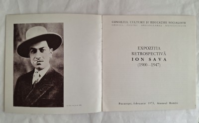 Expozitia retrospectiva Ion Sava 1900 - 1947 foto