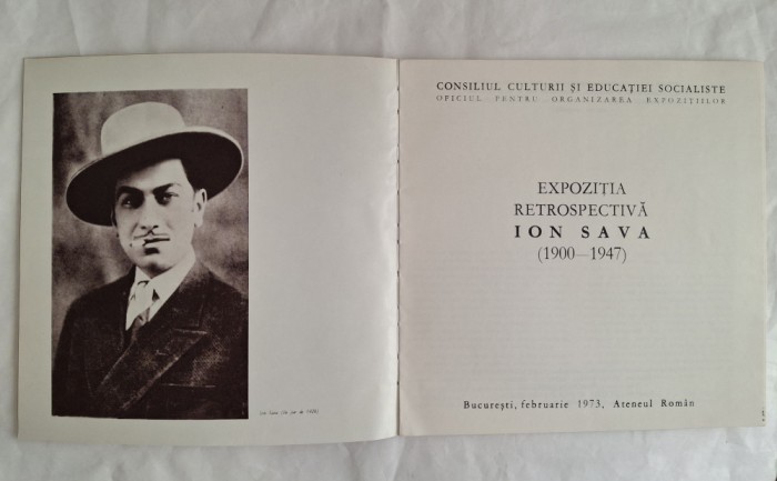 Expozitia retrospectiva Ion Sava 1900 - 1947