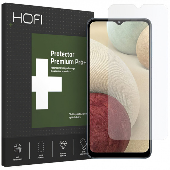 Folie Protectie Ecran HOFI pentru Samsung Galaxy A12 A125, Plastic, Hybrid 0.2mm, 7H