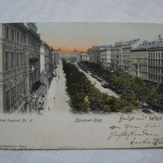 Carte postala circulata la Orsova in 1904 - Viena, Hotel Imperial