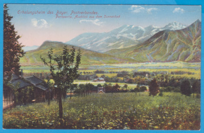 (G3) CARTE POSTALA GERMANIA - ERHOLUNGSHEIM DES BAYER. POSTVERBANDES foto