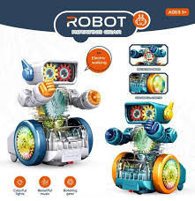 Robot muzical transparent Gear foto