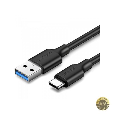 Cablu Date si Incarcare USB-A - USB-C UGREEN US184 60W 2m Negru foto