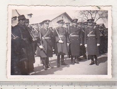 bnk foto Militari la depunerea juramantului - Reg 8 Art Craiova 1938 foto