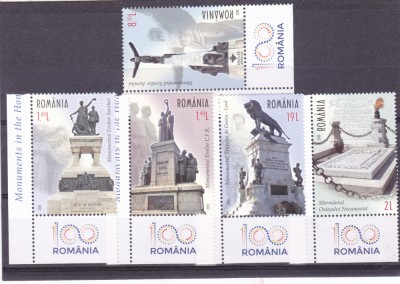ROMANIA 2018 - MONUMENTE ALE CINSTIRII EROILOR NEAMULUI - TABS - LP 2215 foto