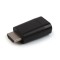 ADAPTOR video GEMBIRD, HDMI (T) la VGA (M), rezolutie maxima 1920 x 1080 la 60Hz, blister packages, black, &quot;AB-HDMI-VGA-001&quot; (timbru verde 0.08 lei)