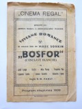QW13 - Program cinematograf - Cinema Regal - anul 1939