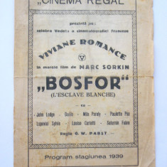 M3 C18 - Program cinematograf - Cinema Regal - anul 1939