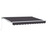 vidaXL Copertină retractabilă manuală Antracit 3 x 2,5 m 3420214