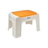 Taburet din plastic, portocaliu Fala 75916