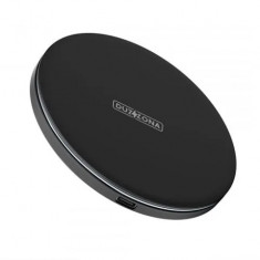 Incarcator Wireless Universal 15W Duzzona (W8) Negru