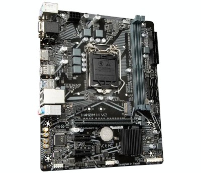 PLACA de BAZA Gigabyte &amp;quot;H410M H V2&amp;quot;, skt LGA 1200, mATX, Intel H470, 2 x DDR4, max. 64 GB, 4 x SATA, 1 x M.2, 7.1, &amp;quot;H410M H V2&amp;quot; foto