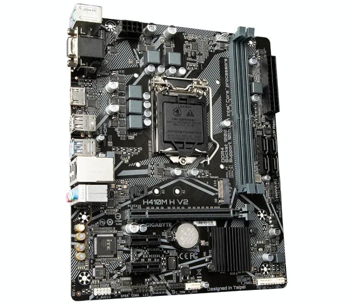 PLACA de BAZA Gigabyte &quot;H410M H V2&quot;, skt LGA 1200, mATX, Intel H470, 2 x DDR4, max. 64 GB, 4 x SATA, 1 x M.2, 7.1, &quot;H410M H V2&quot;