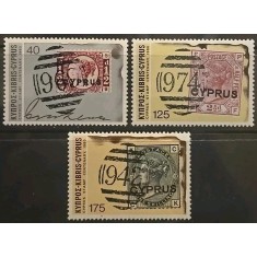 Cipru 1980 - Timbru pe timbru, serie neuzata