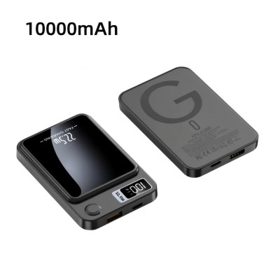 Baterie Externă Magnetica 10000mAh KOILAGER &amp;ndash; &amp;Icirc;ncărcare Rapidă 22.5W + Wireless 15W, Afișaj LED, USB/Type-C, iPhone &amp;amp; Android foto