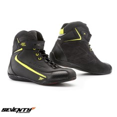 Ghete pentru scuter - motocicleta Urban Unisex Seventy model SD-BC6 culoare: negru/galben fluor Negru/galben fluor 49